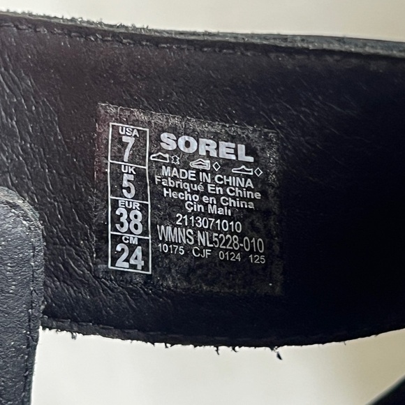 Sorel 7 women’s black lace up Ona Ave platform sandal - Picture 5 of 5